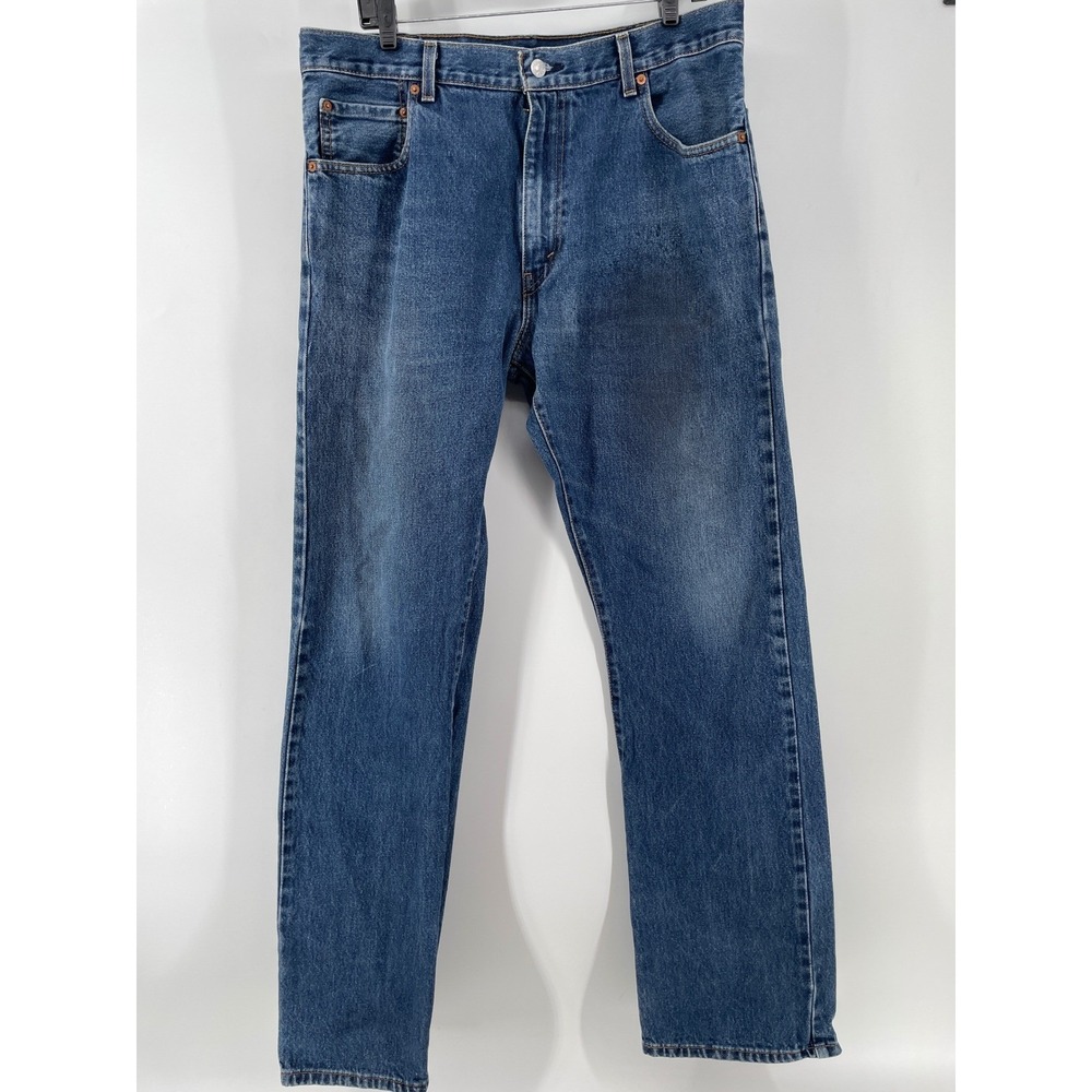 Levi's 517 Bootcut Jeans Mens 36x34 Blue Medium Wash Cotton Denim Western